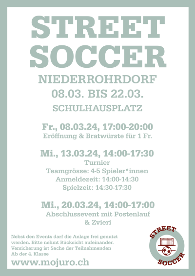 Abschlussevent Streetsoccer Anlage